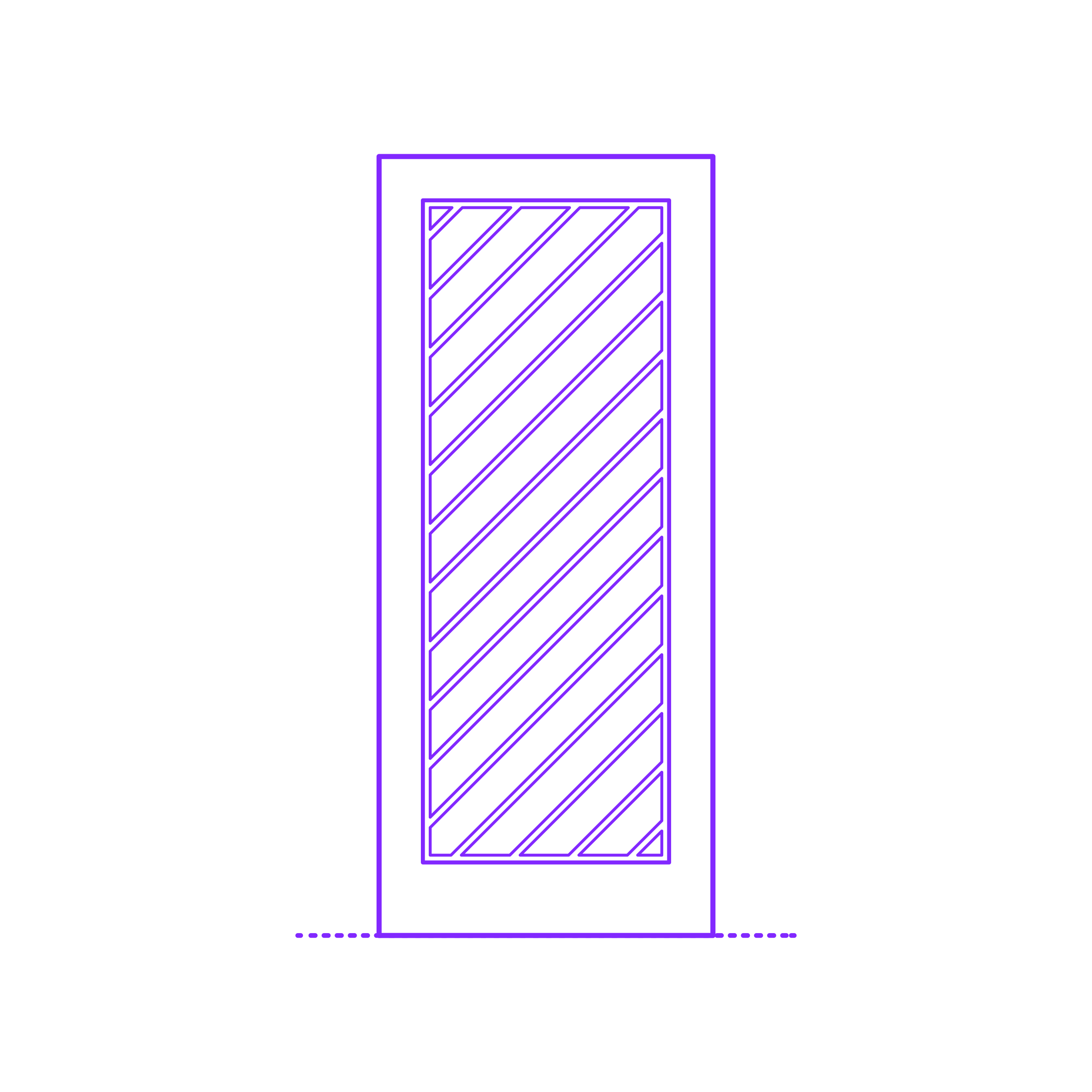Buildings Exterior Doors Solid Entry Door Vertical 1 Panel Striped Angled Laser Cut Svg File Free Vectors